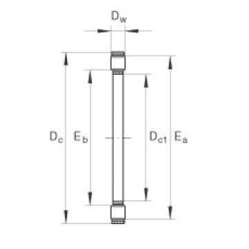 المحامل K81244-M INA