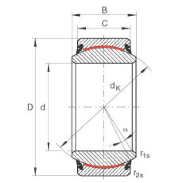 FAG Radial spherical plain bearings - GE50-UK-2RS