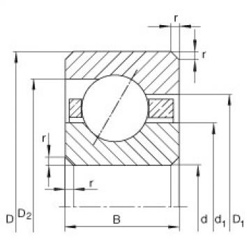 المحامل CSEB055 INA