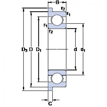 المحامل W 61702 R SKF