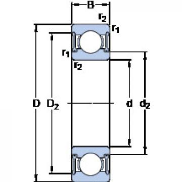 المحامل W 61904-2RZ SKF