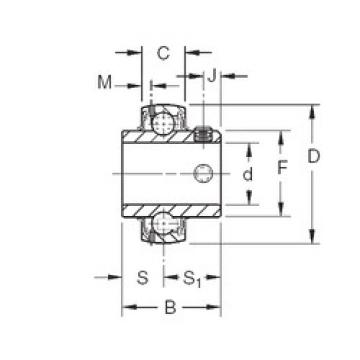 المحامل GY1215KRRB Timken