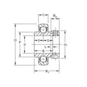 المحامل SMN105KB Timken