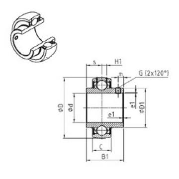 المحامل UC311-32 SNR