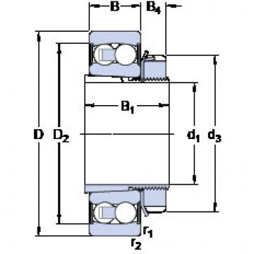 Bearing 2309 E-2RS1KTN9 + H 2309 SKF