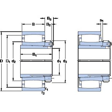 المحامل C 3148 K + OH 3148 HTL SKF