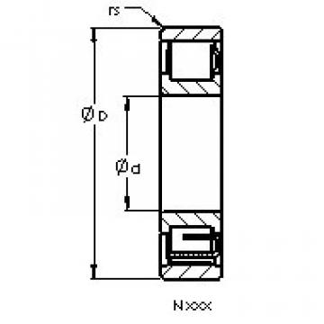 المحامل N1013 M AST