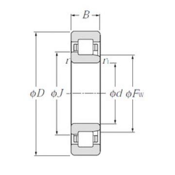 المحامل NJ2218E CYSD