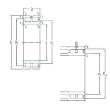 المحامل NNCF4836CV SKF