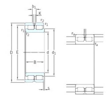 المحامل NNCL4964CV SKF