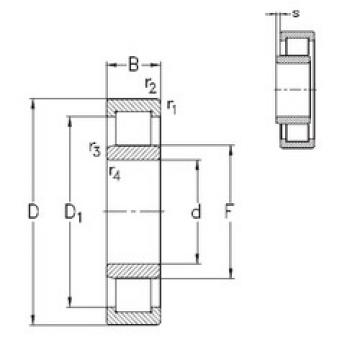 المحامل NU2334-E-MA6 NKE