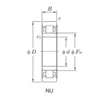 المحامل NU2204R KOYO