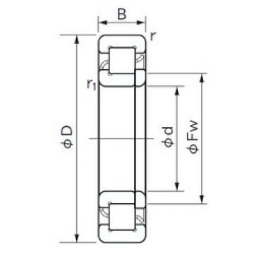 المحامل NUP 2305 E NACHI