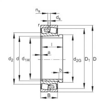 المحامل 24196-E1A-K30-MB1 + AH24196-H FAG