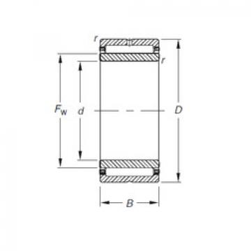 المحامل NA6907 Timken