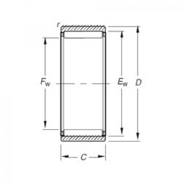 المحامل RNAO16X24X13 Timken