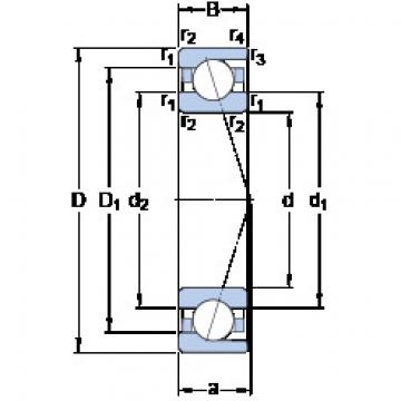 المحامل 707 CD/HCP4A SKF