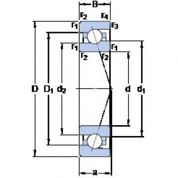 المحامل 709 CE/P4A SKF