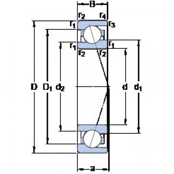 المحامل 71900 ACE/HCP4A SKF