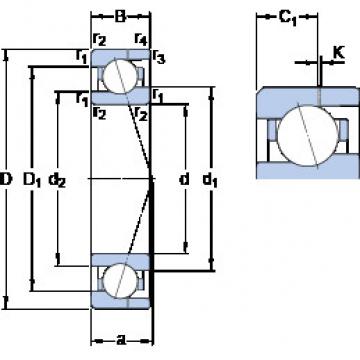 المحامل 719/9 ACE/P4AH SKF