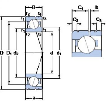 المحامل 71904 ACE/HCP4AL SKF