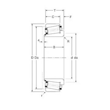 المحامل 101041X/101076X Gamet