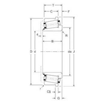 المحامل 113057X/113100C Gamet