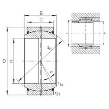 المحامل GE 45 DO-2RS INA