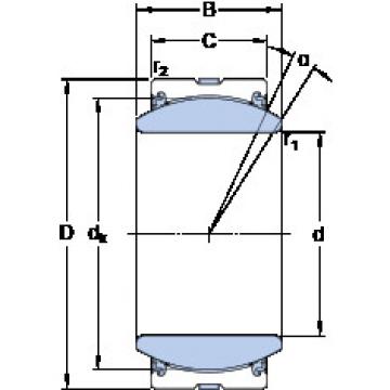 المحامل GEZ 400 TXA-2LS SKF