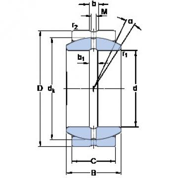 المحامل GEZ 600 ES SKF