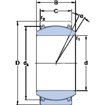 المحامل GE 90 TXE-2LS SKF