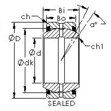 المحامل GE220ES-2RS AST