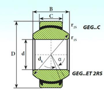 المحامل GEG 8 C ISB