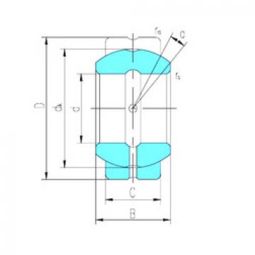 المحامل GEGZ139ES-2RS LS