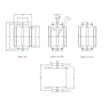 المحامل GEZM204ES-2RS SKF