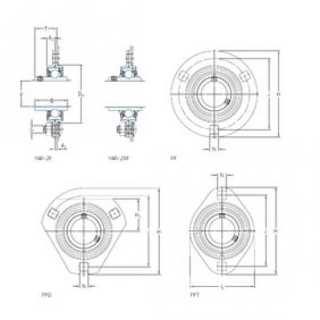 المحامل PFT 1.1/2 FM SKF