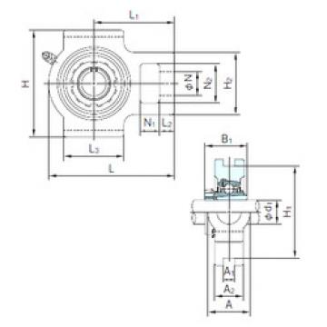 المحامل UKT326+H2326 NACHI