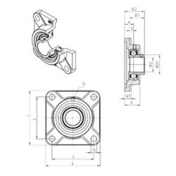 المحامل USF208 SNR