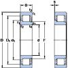 المحامل NJ 310 ECML SKF