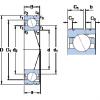 المحامل 7013 CD/HCP4AL SKF #1 small image