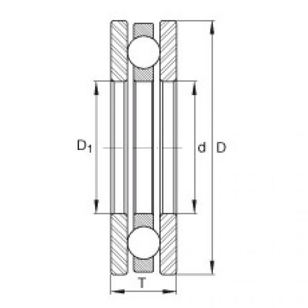 FAG Axial-Rillenkugellager - 4427 #1 image