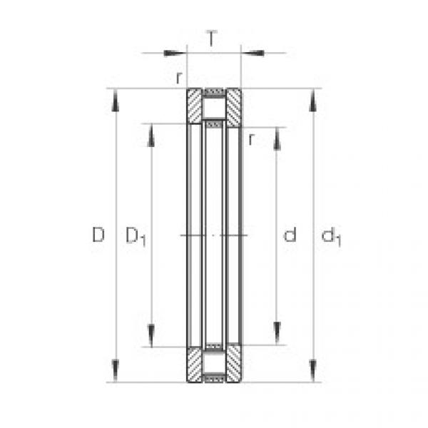 FAG Axial-Zylinderrollenlager - 81122-TV #1 image