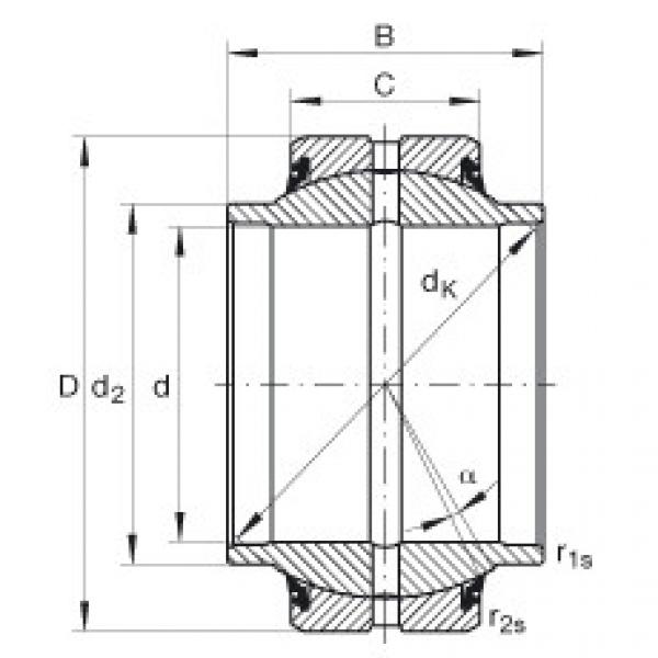 المحامل GE60-HO-2RS INA #1 image