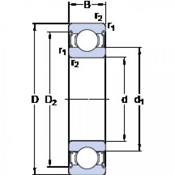 المحامل W 61810-2Z SKF #1 image