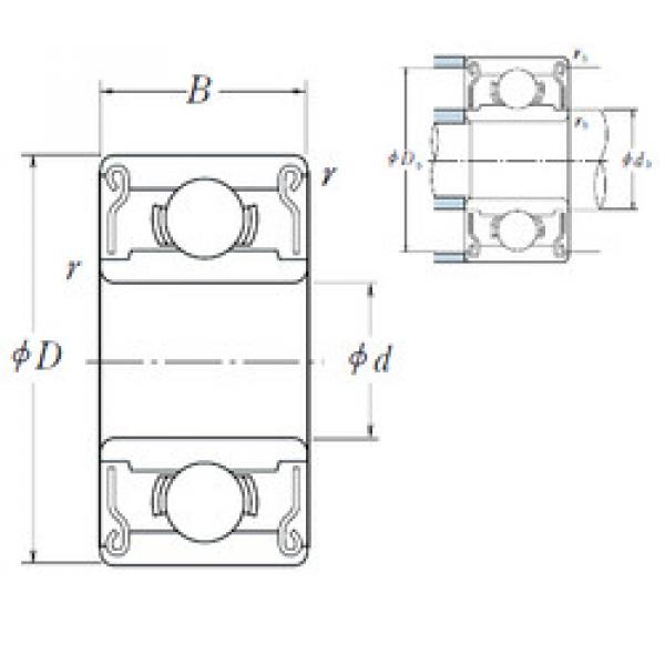 المحامل MR 117 ZZ NSK #1 image