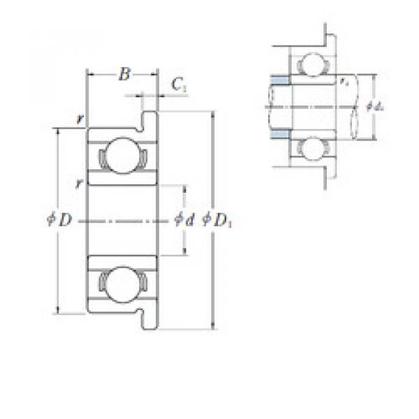 المحامل MF82X NSK #1 image