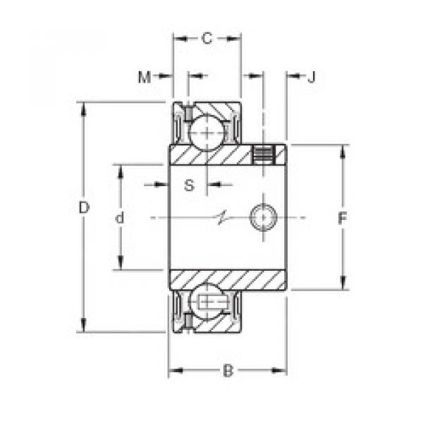 المحامل GYA110RR Timken #1 image