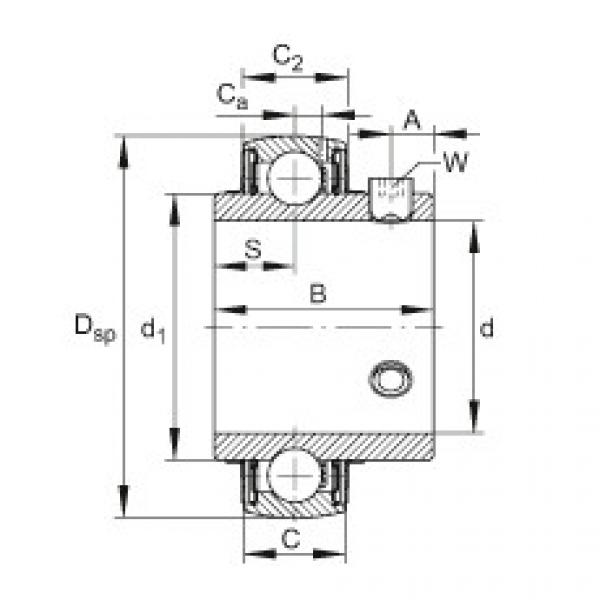 المحامل UC205-14 FAG #1 image