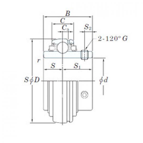 المحامل UC209-28L3 KOYO #1 image