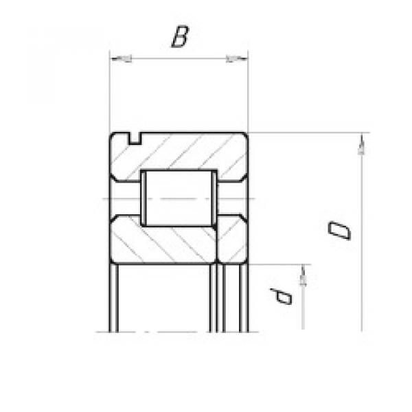 المحامل HTF O45-6-A-2G5NXC-01 NSK #1 image